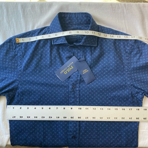 Polo Ralph Lauren men's slim fit blue indigo button-up shirt, S - Picture 8 of 11